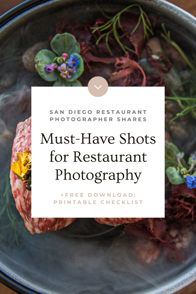 San Diego restaurant photographer shares must-have shots for restaurant photography